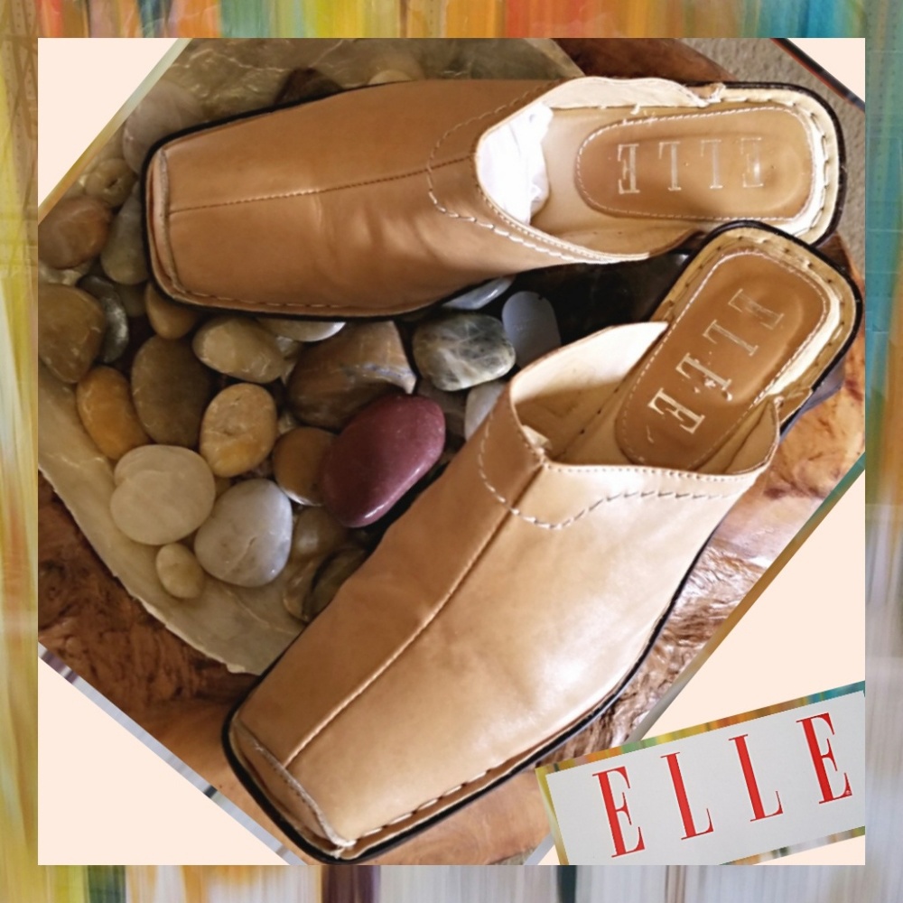 Vintage "ELLE"  mules
